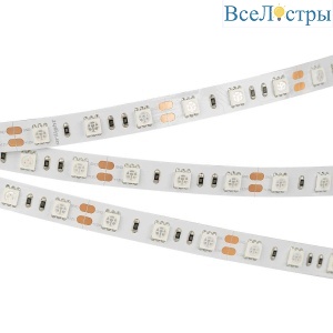 Светодиодная лента Arlight 14,4W/m 60Led/m 5060SMD красный 5M RT-B60-10mm 24V Red 008817(2)