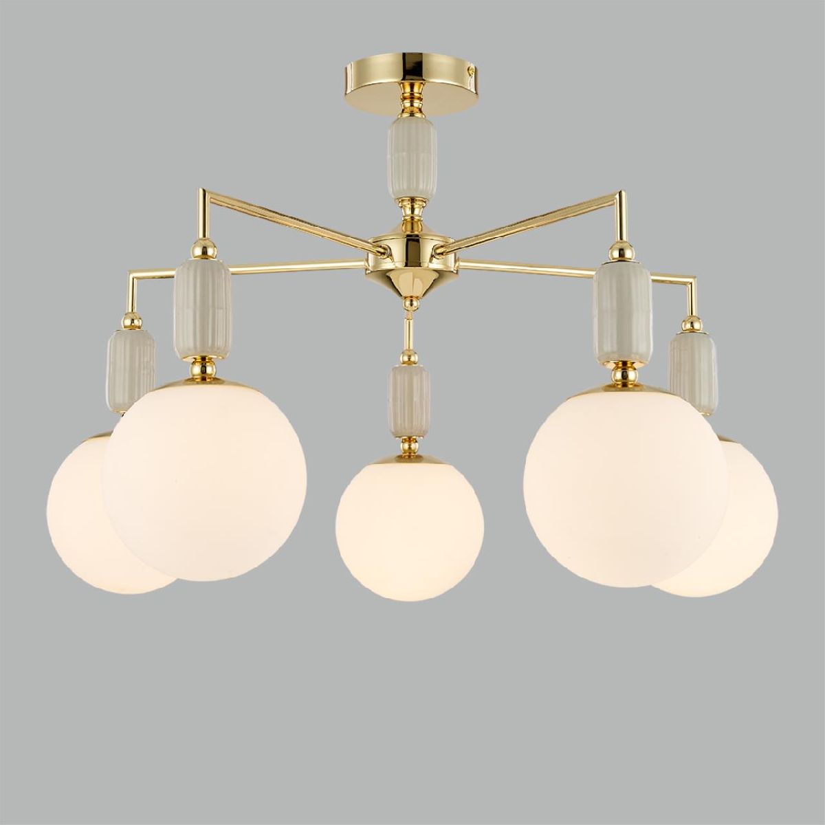 люстра на штанге lumion vivien 6580/5c