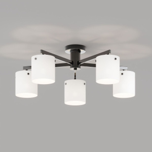 Потолочный светильник Eurosvet Glimmer 501001/5 черный жемчуг a072604