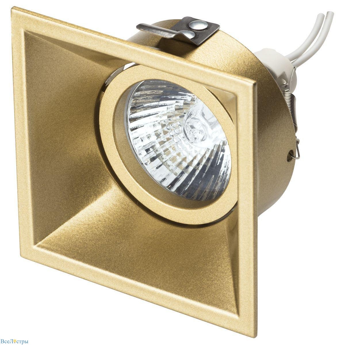 встраиваемый светильник lightstar domino quadro 214503