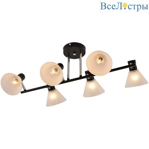 Потолочная люстра Reluce 01553-3.3-06B BK+CR