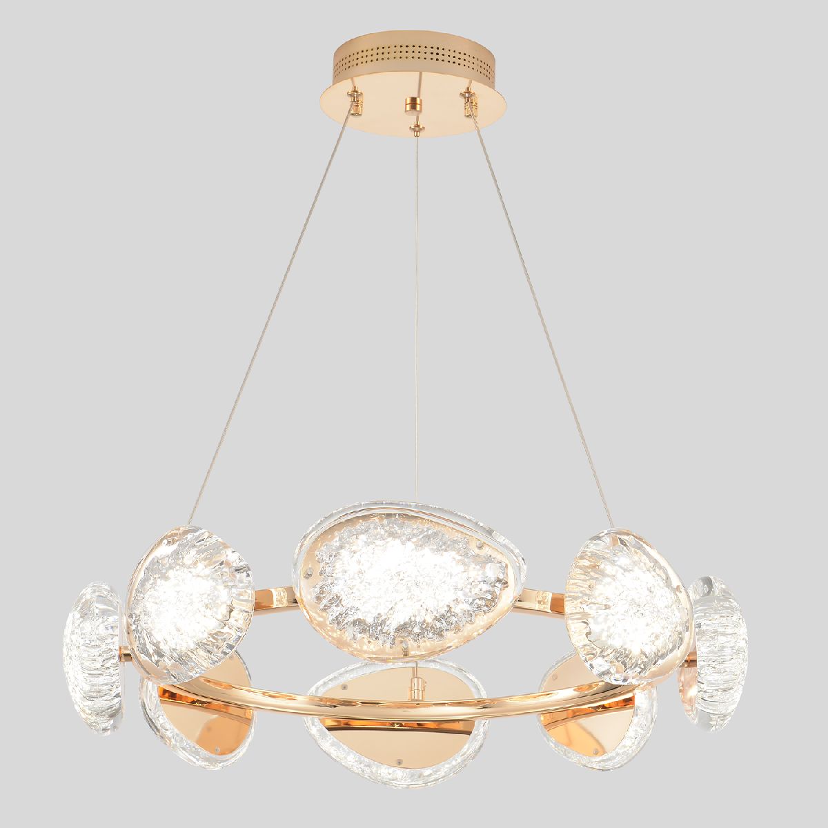 подвесная люстра crystal lux felicidad sp64w led