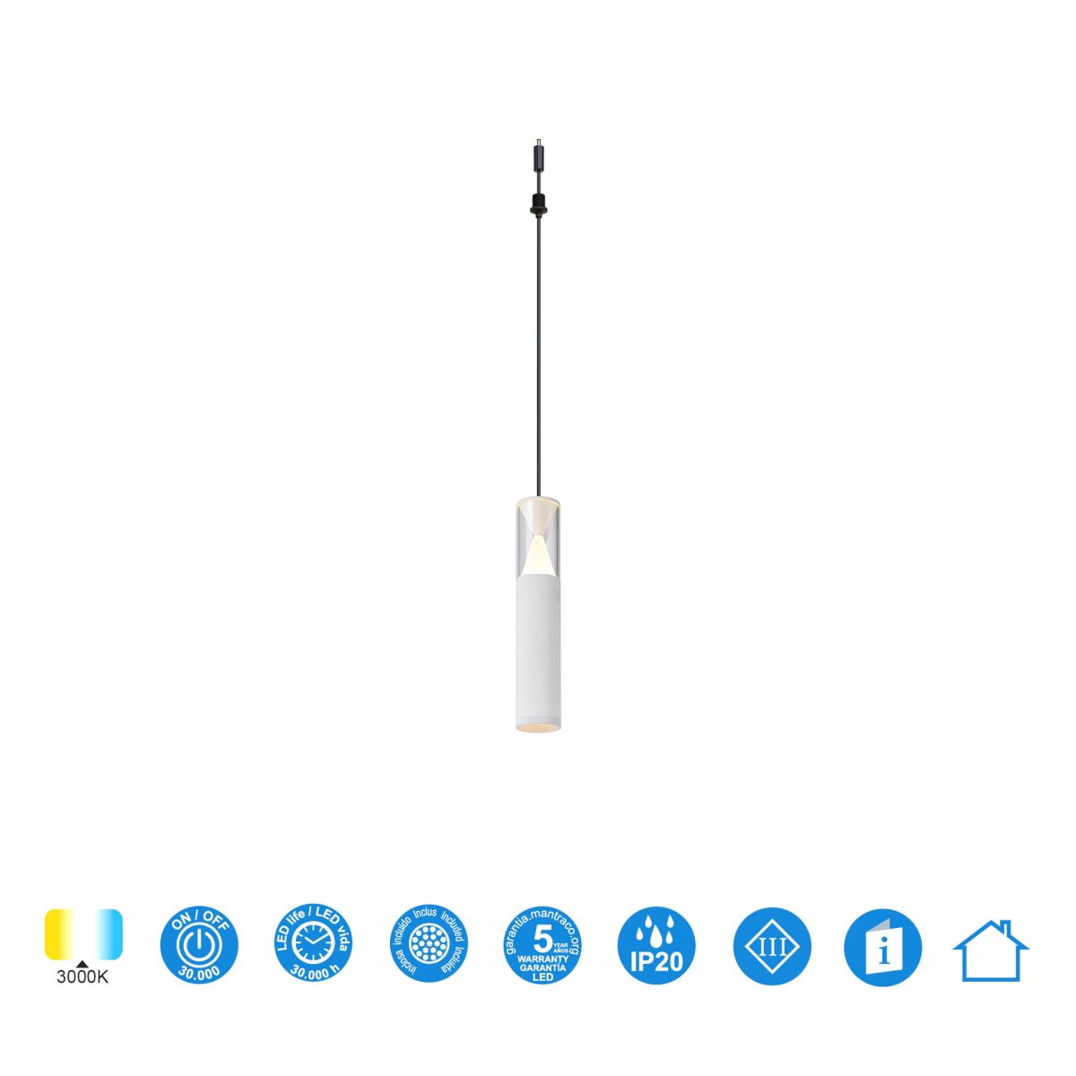 подвесной модульный светильник без основания mantra spark 9323