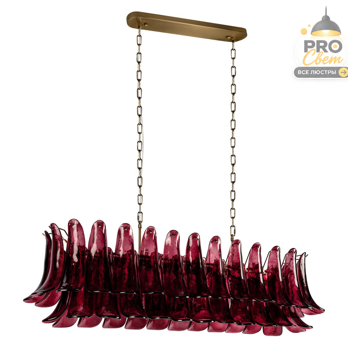 подвесная люстра loft it lilou 10600/1200r burgundy