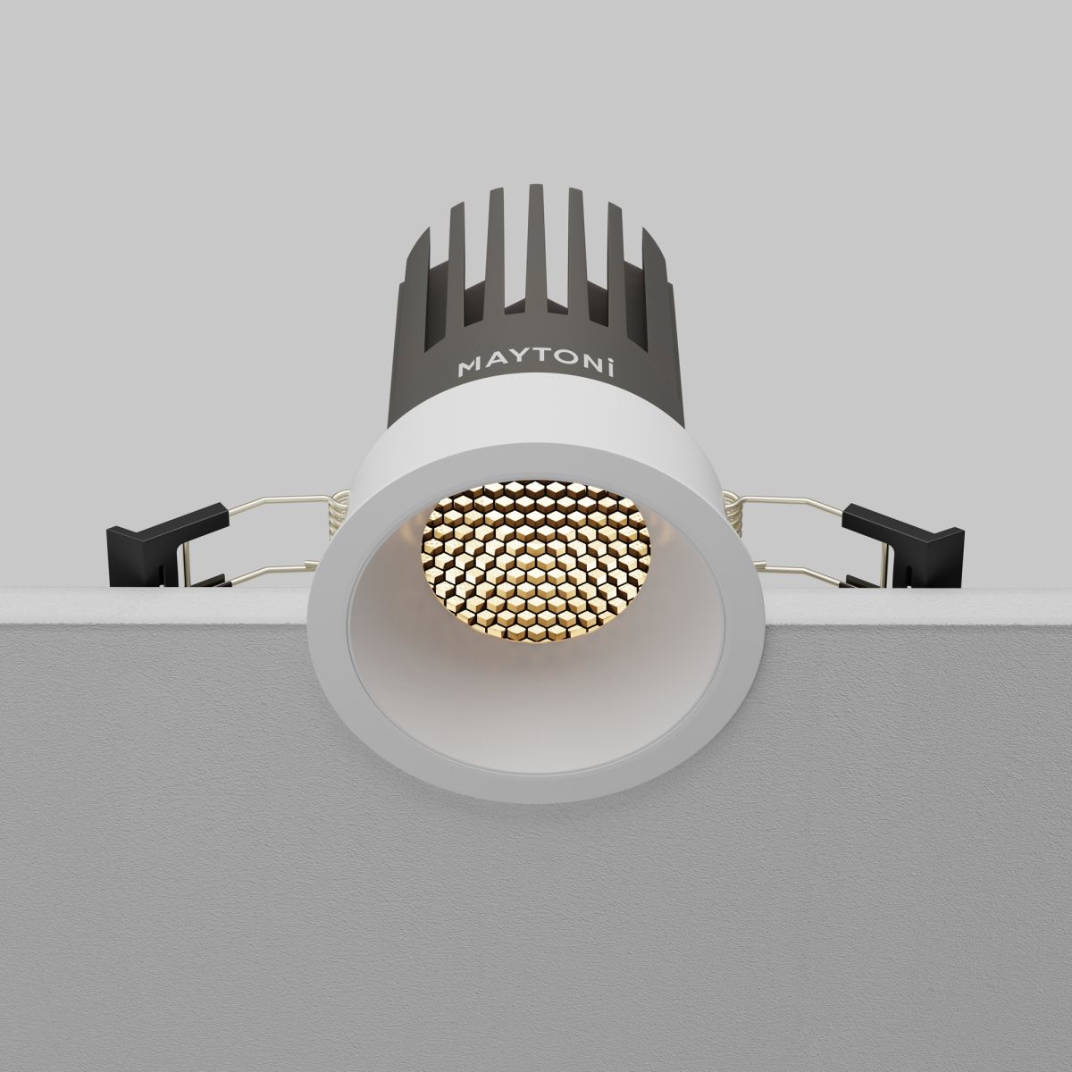 встраиваемый светильник maytoni technical dip dl117-15w-3k-w