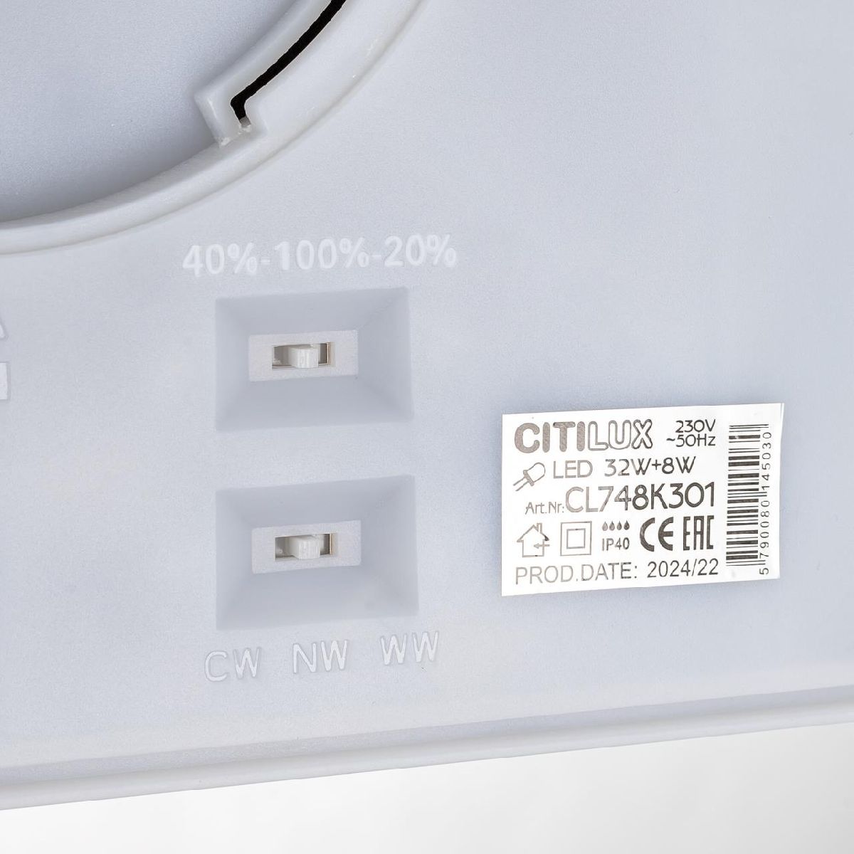 потолочный светильник citilux norma cl748k301