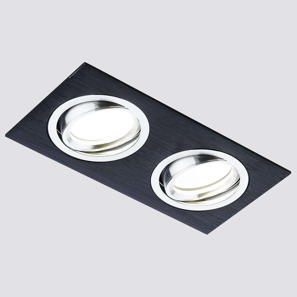 встраиваемый светильник ambrella light classic a601/2 bk