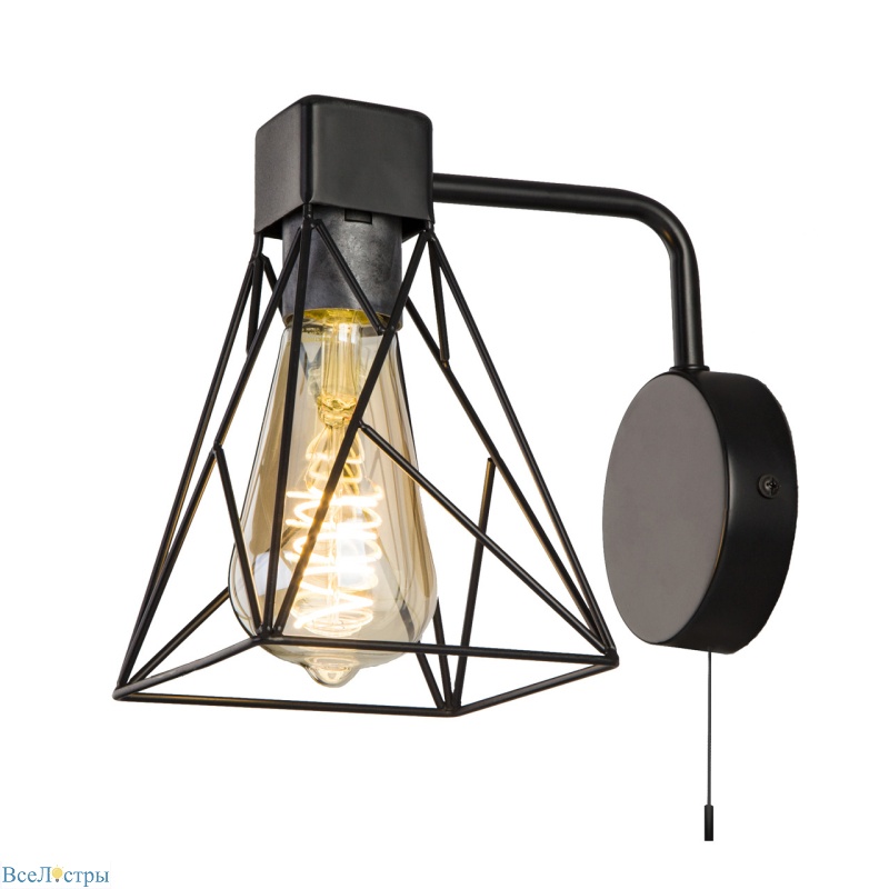 бра eurosvet trappola 70107/1 черный