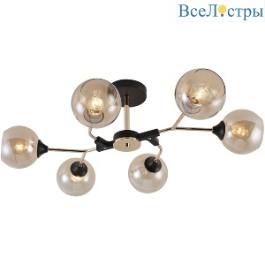 Люстра на штанге Reluce 01483-0.3-06 BK+FGD