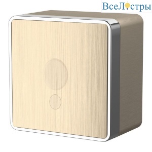 Вывод кабеля Werkel Gallant шампань рифленый W5050210 4690389164323
