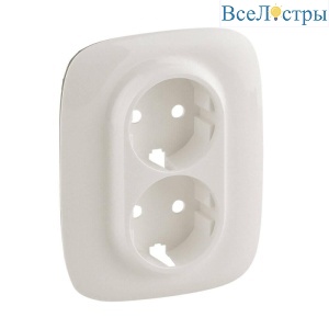 Лицевая панель Legrand Valena Allure розетки с/з жемчуг 754959