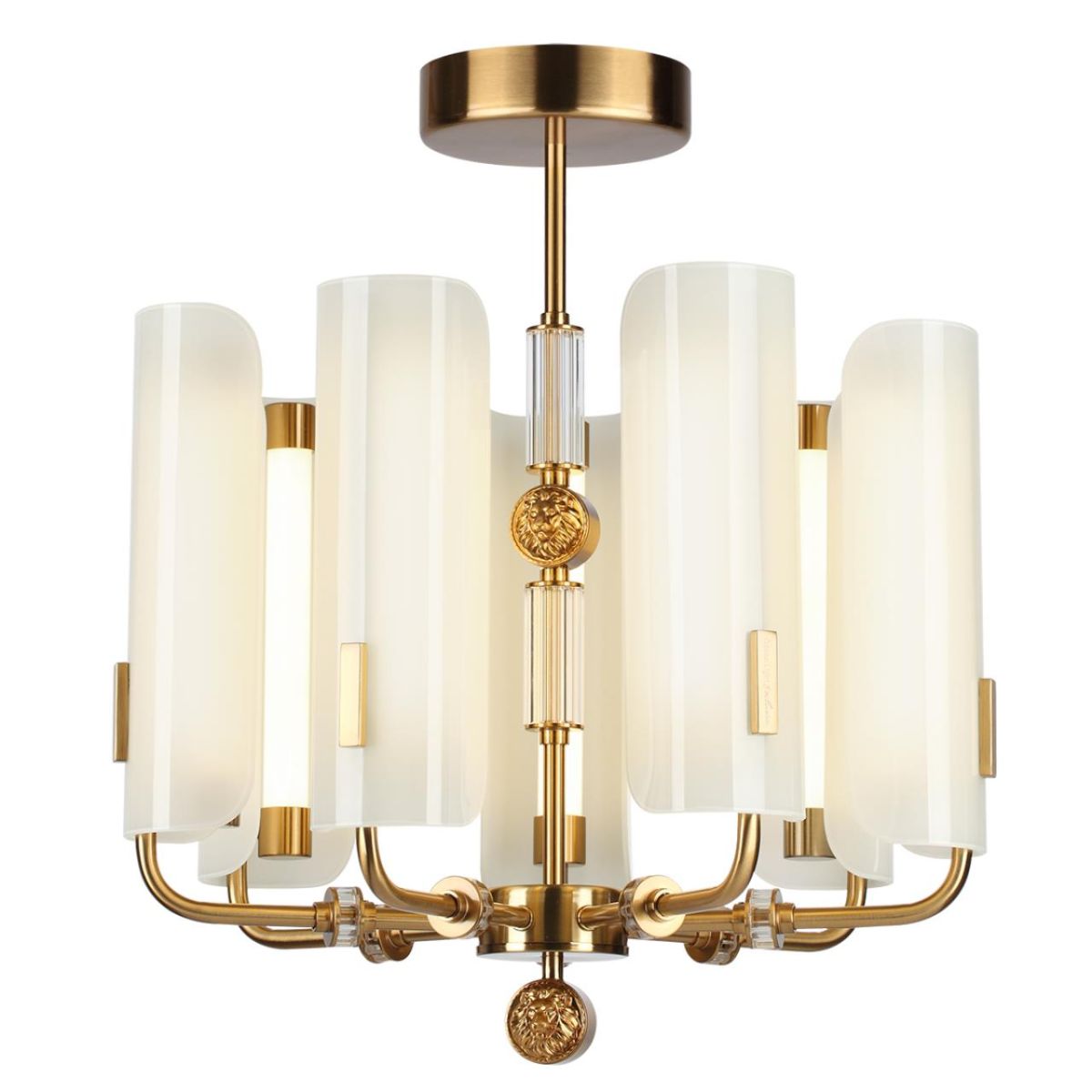 подвесная люстра odeon light modern lion 5467/35l