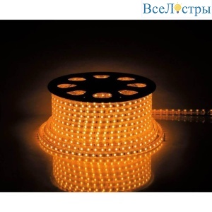 Светодиодная влагозащищенная лента Feron 4,4W/m 60LED/m 2835SMD желтый 100M LS704 26240