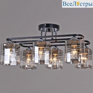 Потолочная люстра Reluce 70209-0.3-06 BK+CR