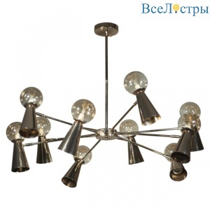 Люстра на штанге Loft IT Halley 10046/10 Gold