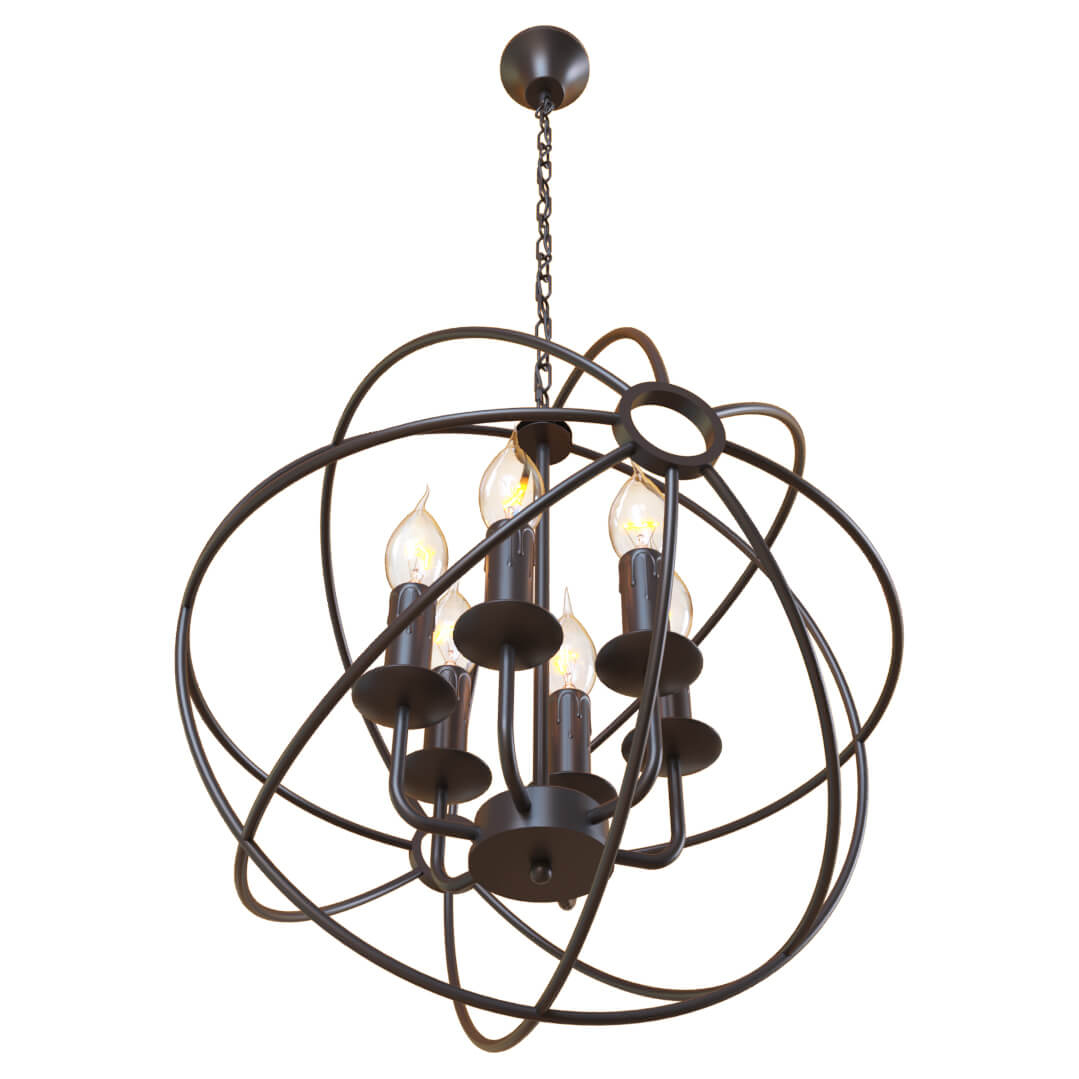 подвесная люстра loft it foucaults orb loft1192-6