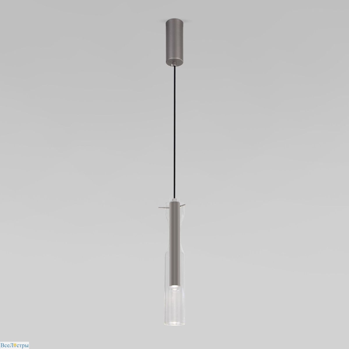 подвесной светильник eurosvet swan 50254/1 led графит a063279