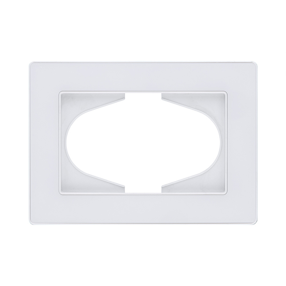 рамка для двойной розетки, белый kollinger eleganz acryl ea120wh