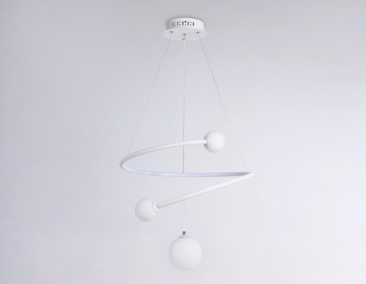 подвесной светодиодный светильник ambrella light comfort linetech fl66299