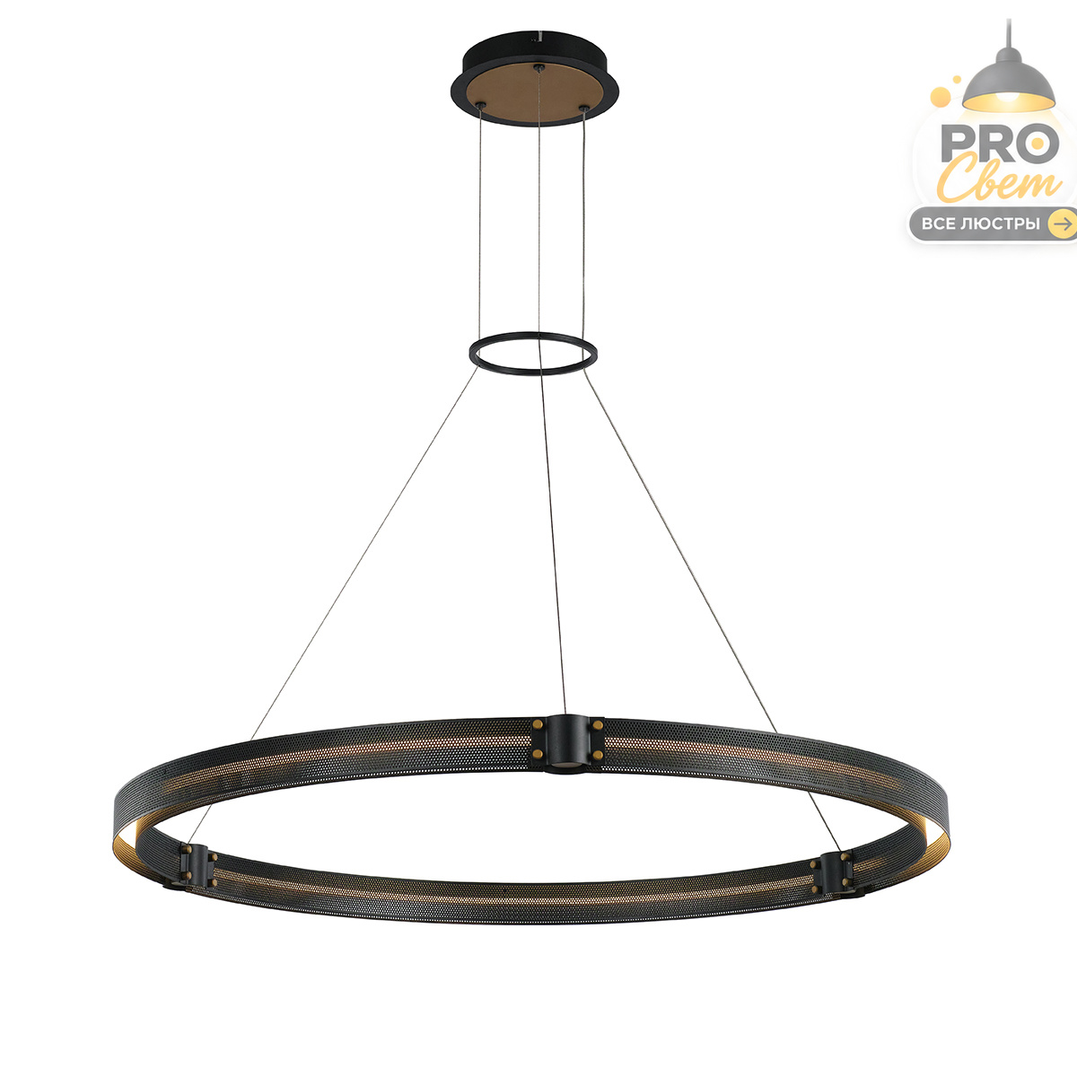 подвесной светильник delight collection admiral md19030068-1c black/gold
