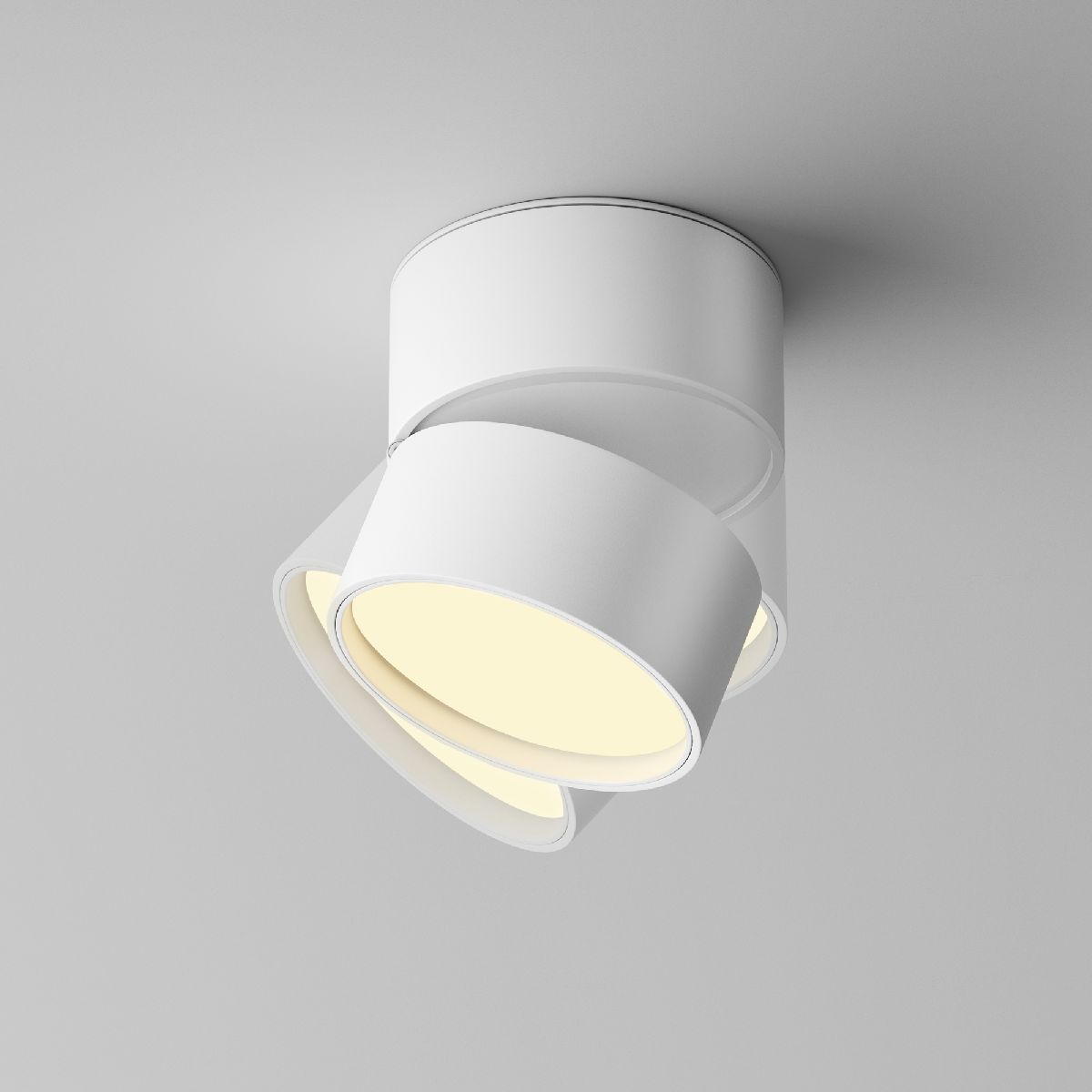 накладной спот maytoni onda c024cl-12w2.7k-w-1