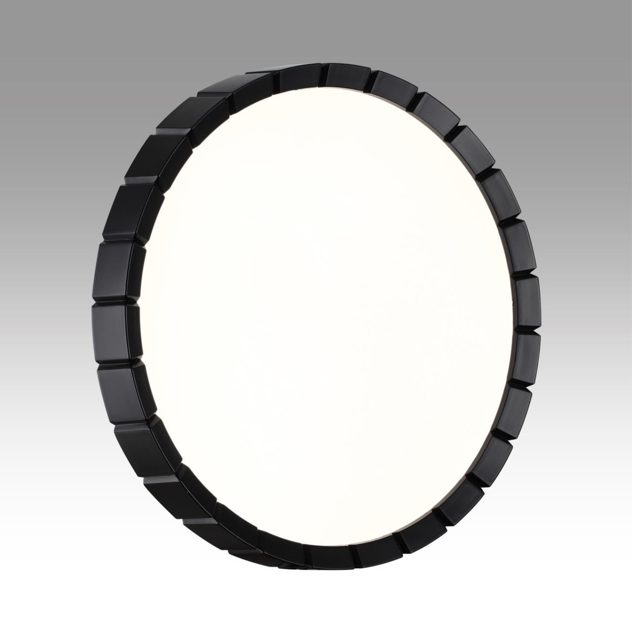 настенно-потолочный светодиодный светильник sonex pale atabi black 7649/cl