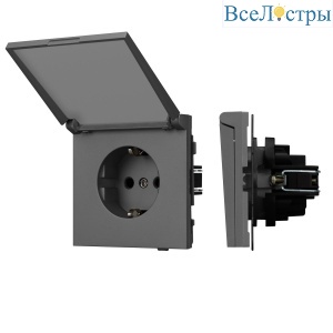 Механизм розетки влагозащищённый SCT-TENDO-MCP-SFPL-GR (230V, 16A) 054601