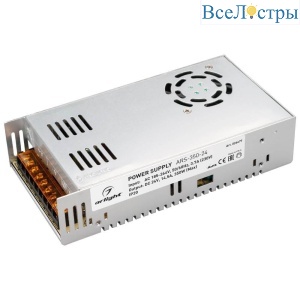 Блок питания Arlight ARS-350-24 24V 350W IP20 14,5A 026677