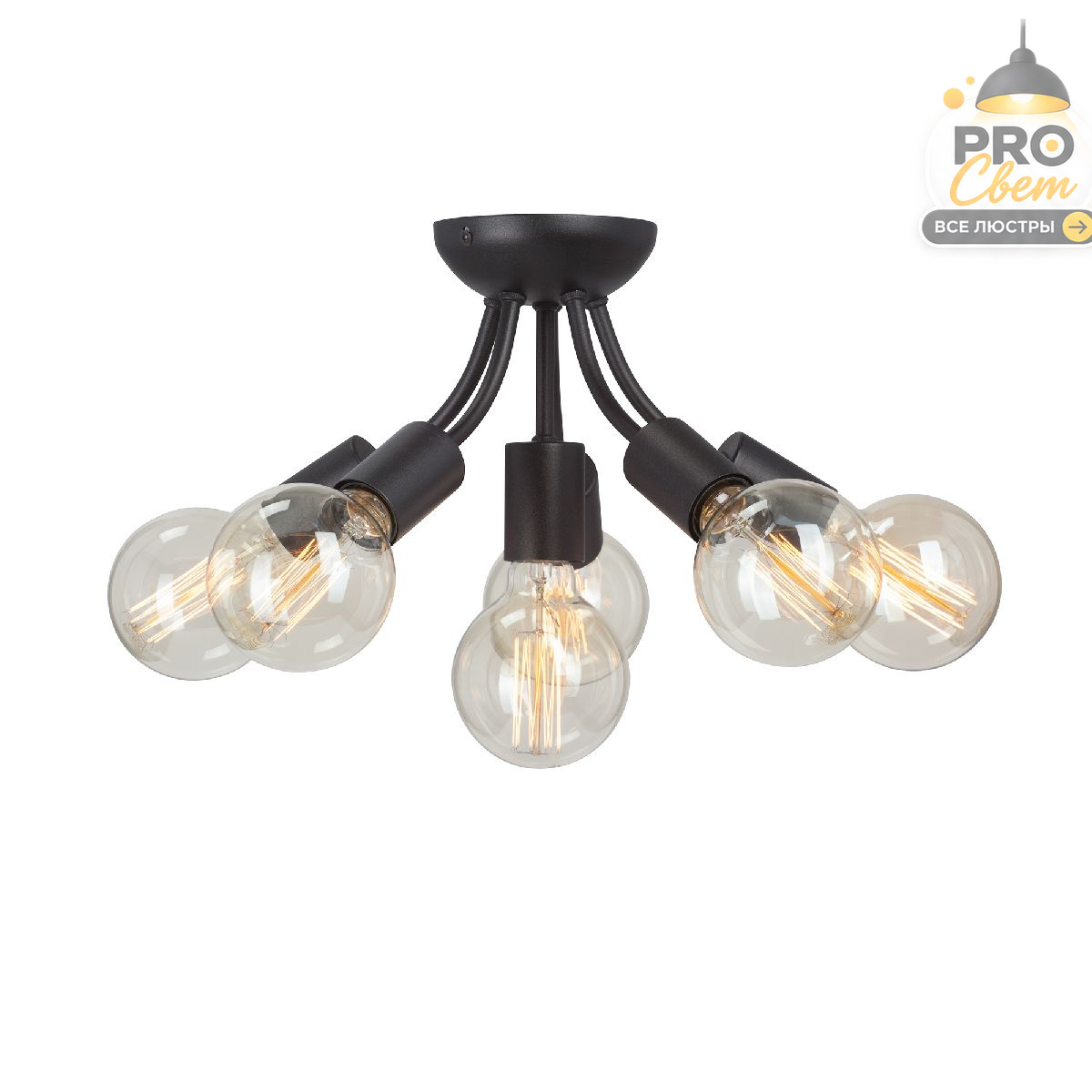 потолочная люстра vitaluce v3927-1/6pl