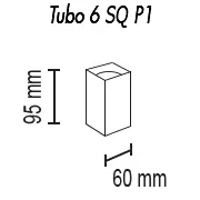 накладной светильник topdecor tubo6 sq p1 27