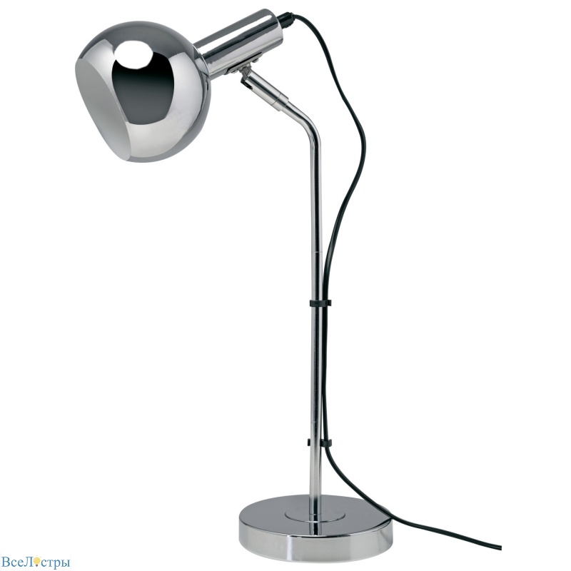 настольная лампа uniel uml-b702 e14 silver ul-00010159