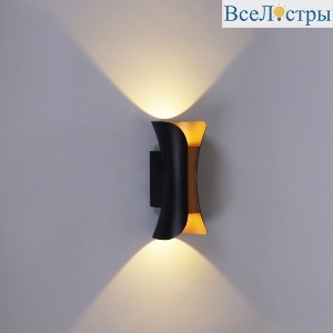 Архитектурный светильник Reluce 86852-9.2-002KT LED2*5W BK+GD