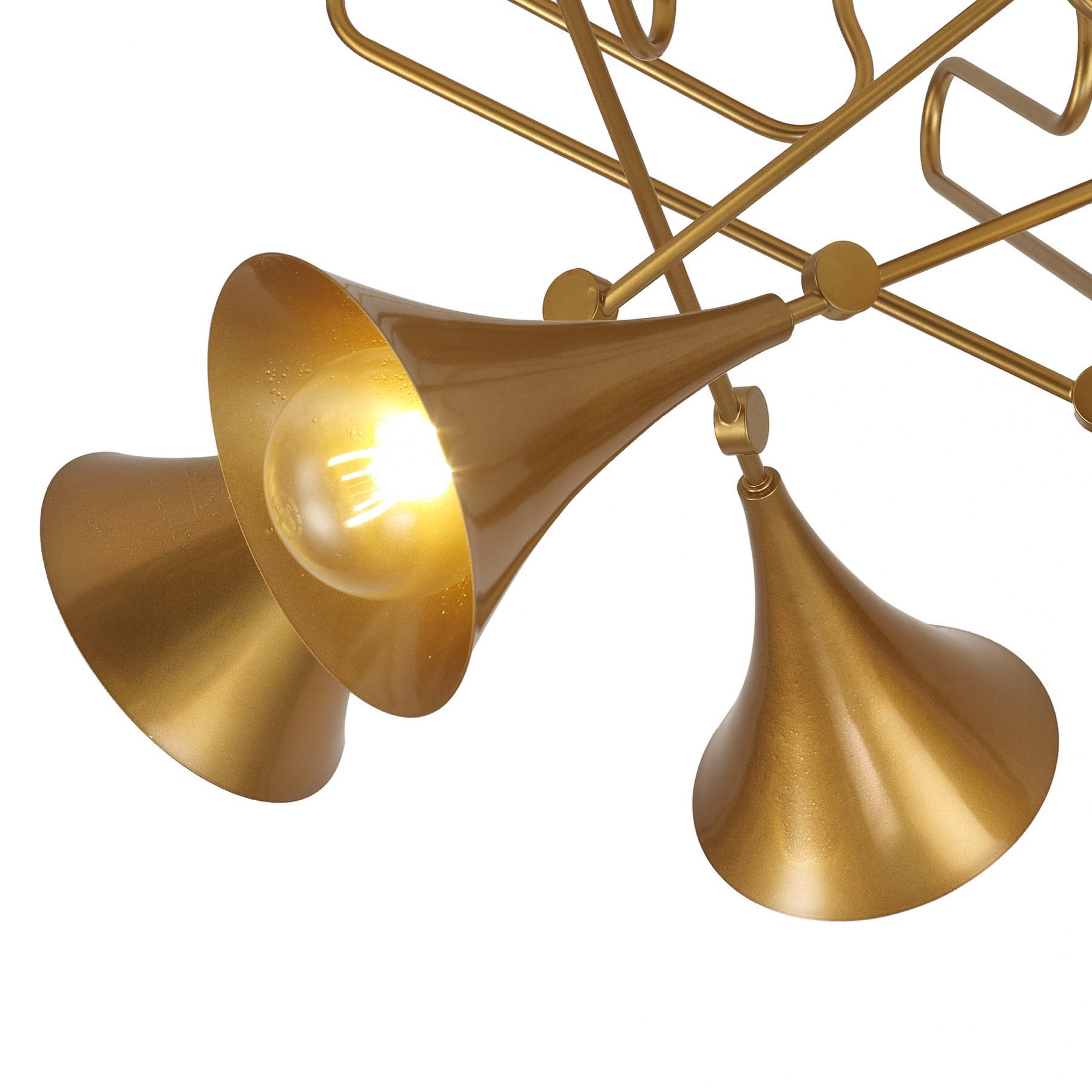 потолочная люстра mantra jazz pintura oro 6352