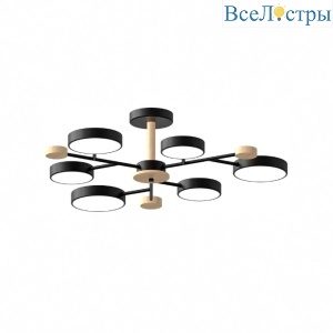Люстра на штанге LED4U L3214-750 BK