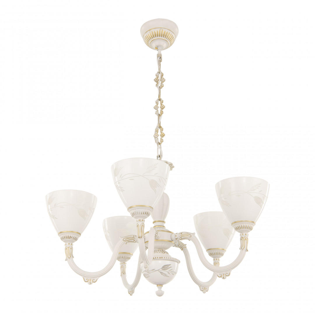 подвесная люстра arte milano 347837/5 wt+g
