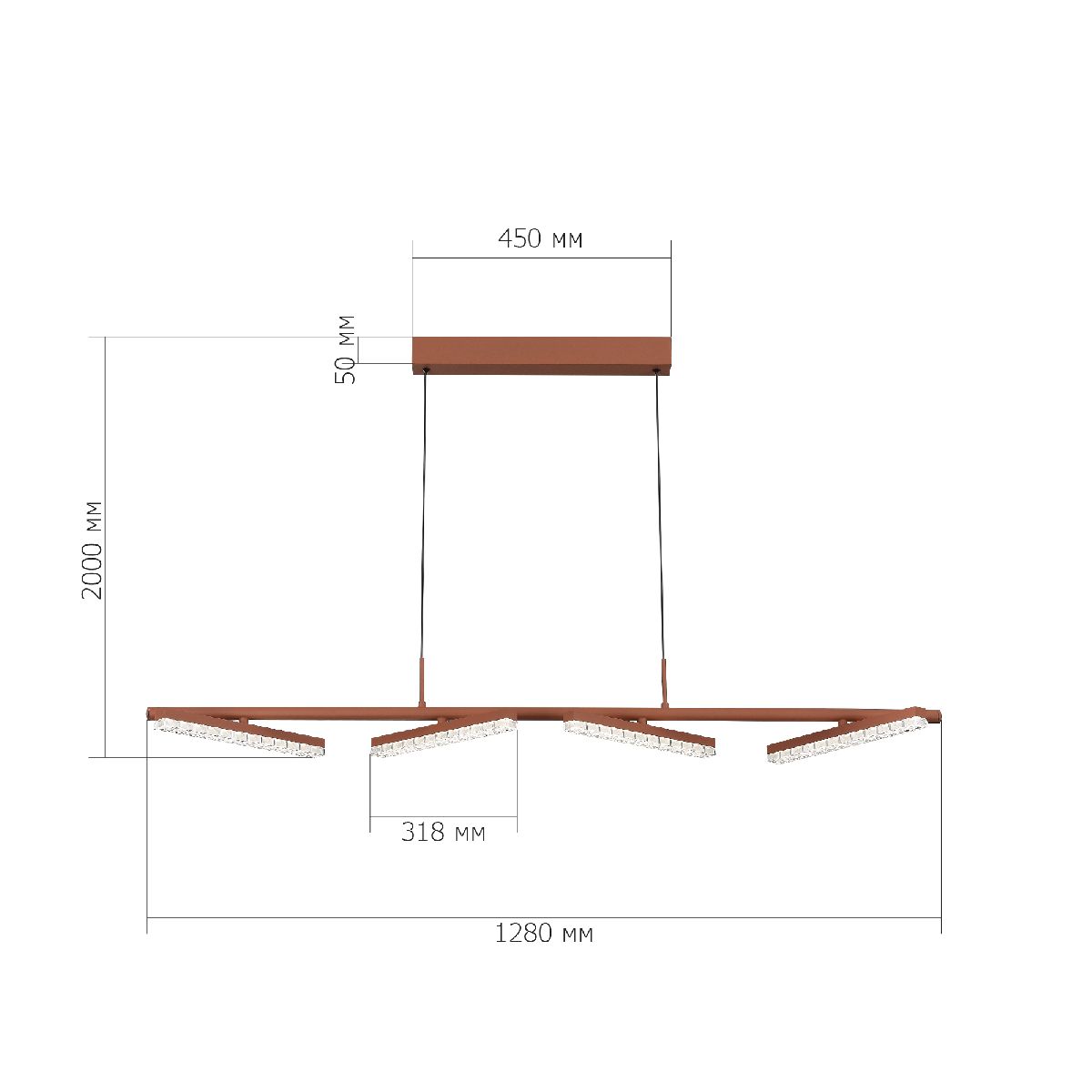 подвесная люстра st luce euclidics sl1018.603.04