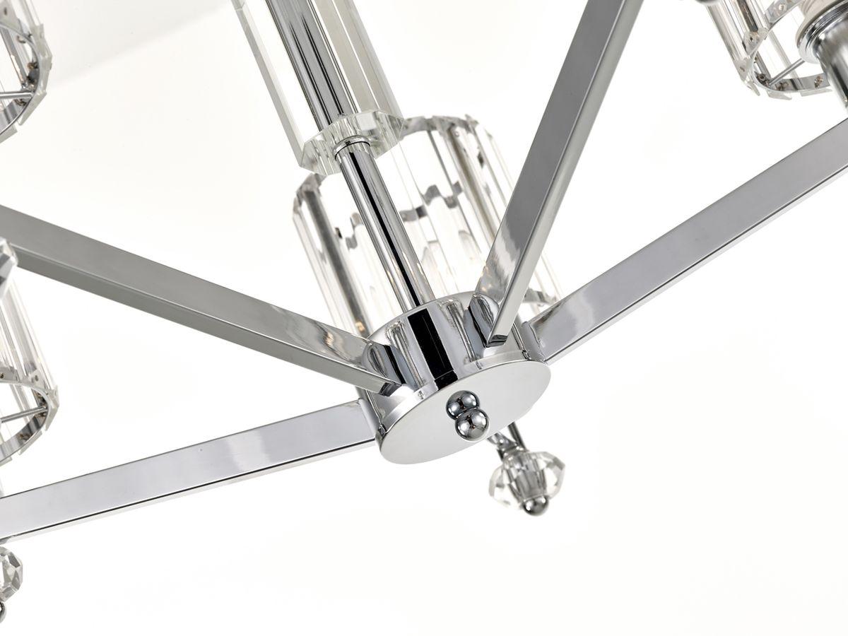 подвесная люстра escada adorn 691/5s (chrome)