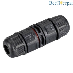 Коннектор прямой Arlight NEO-CON-I-2pin-BK 024936