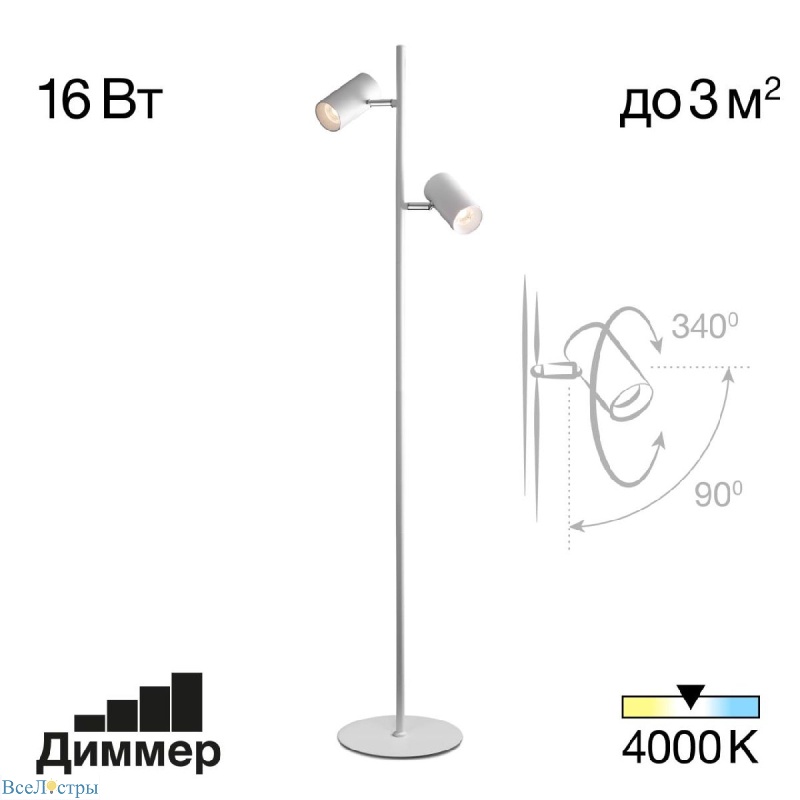 торшер citilux twin cl809010n