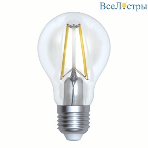 Лампа светодиодная филаментная Uniel E27 15W 4000K прозрачная LED-A60-15W/4000K/E27/CL PLS02WH UL-00005850