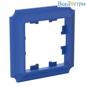 Рамка 1-ая Systeme Electric AtlasDesign Antique Аквамарин ATN101101