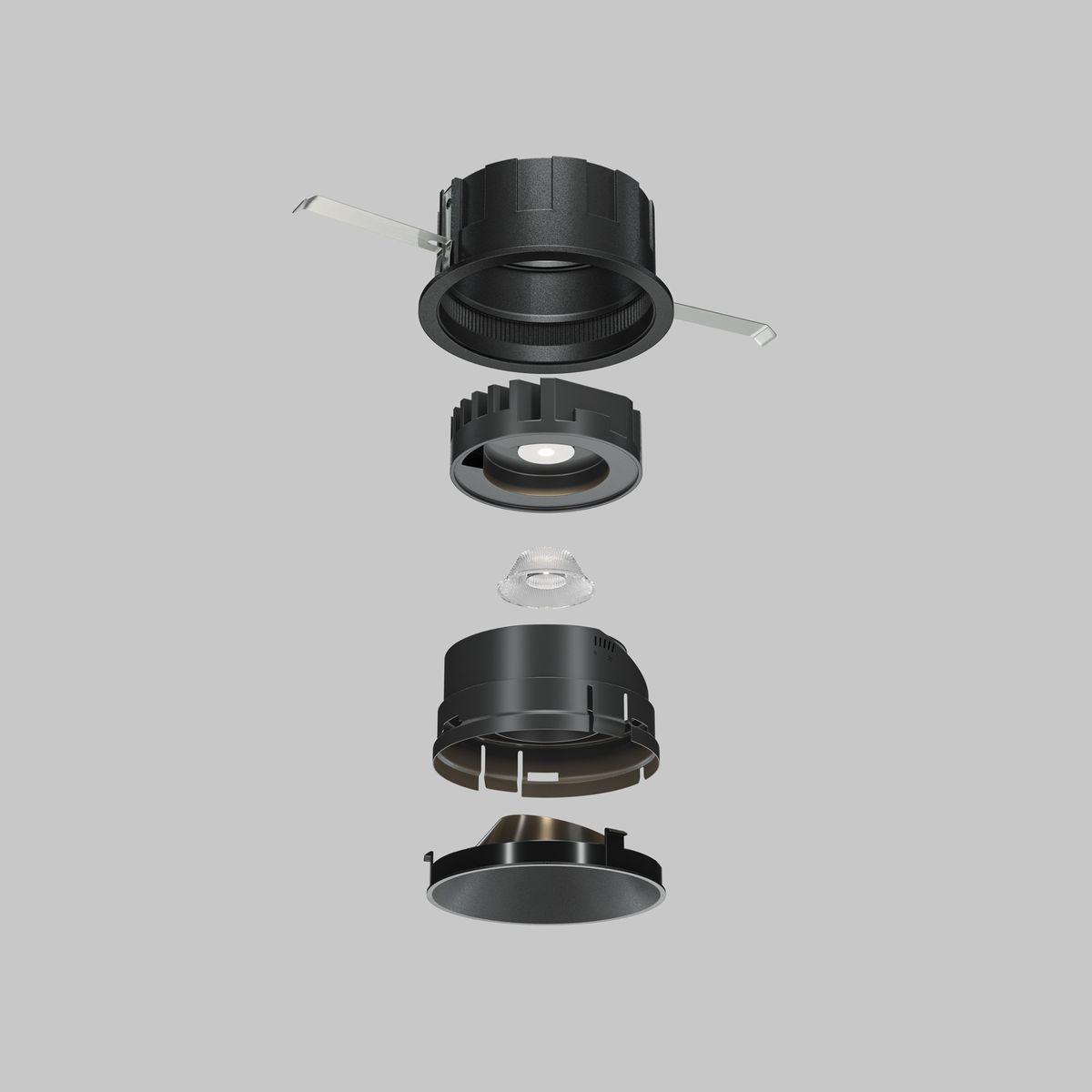 декоративная рамка-отражатель maytoni technical wise ring057-10-b