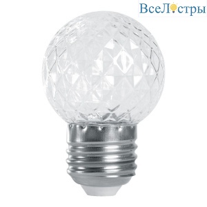 Лампа-строб светодиодная Feron E27 1W 6400K прозрачная LB-377 38220