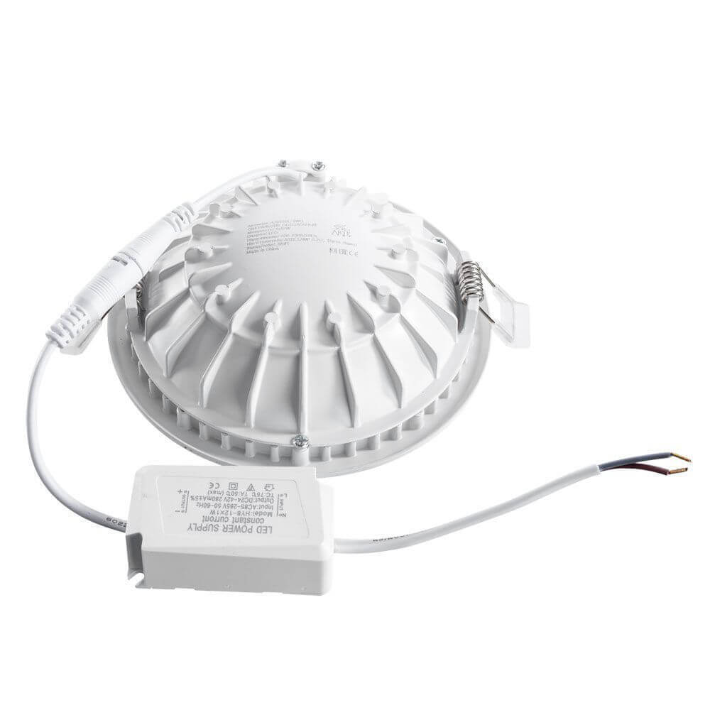 встраиваемый светодиодный светильник arte lamp riflessione a7012pl-1wh