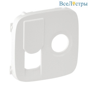 Лицевая панель Legrand Valena Allure розетки TV-RJ45 белая 754835