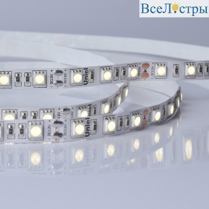 Светодиодная лента Uniel ULS-M25-5050-60LED/m-10mm-IP20-DC12V-14,4W/m-5M-4000K PROFI катушка в герметичной упаковке