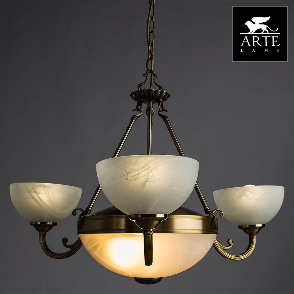 подвесная люстра arte lamp windsor white a3777lm-3-2ab