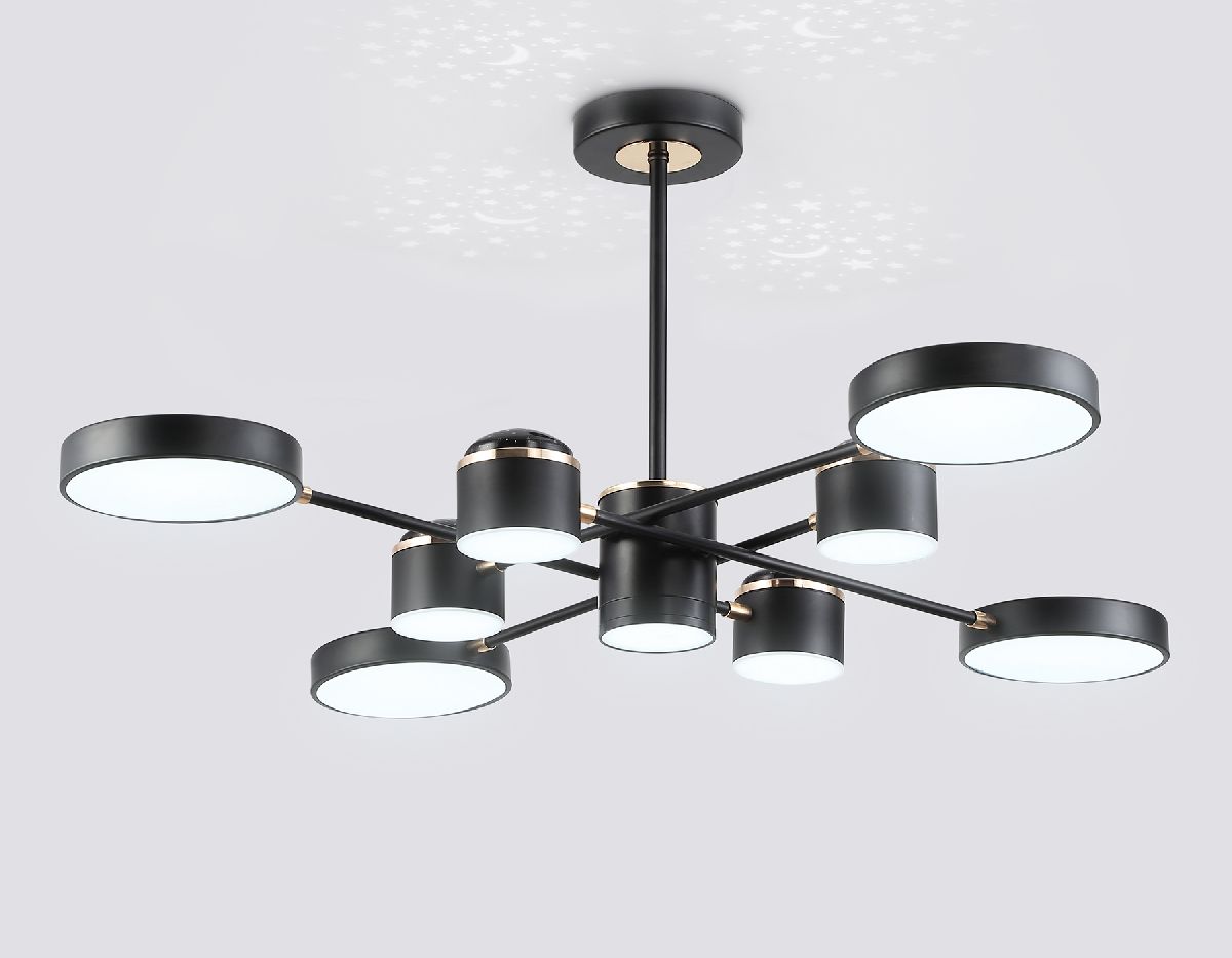 люстра на штанге ambrella light linetech comfort fl51629