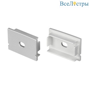 Заглушка Arlight LINE-3020 SILVER с отверстием 057058