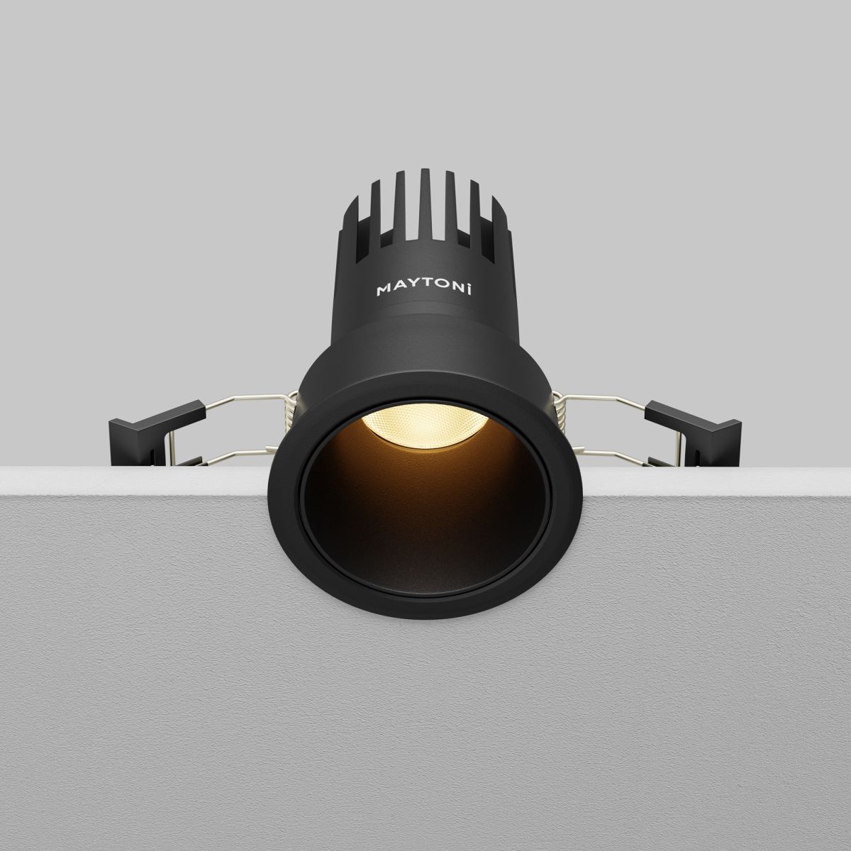 встраиваемый светильник maytoni dip dl116-10w-2.7k-b